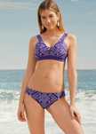B.P.C bikini fioletowe we wzory r.44
