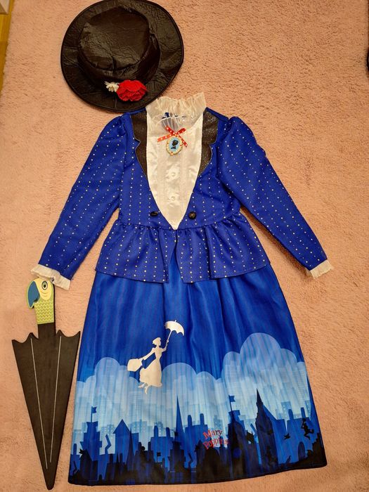Strój karnawałowy Mary Poppins r.122