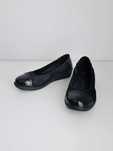 Sapatos pretos de cunha (tam. 37/38)