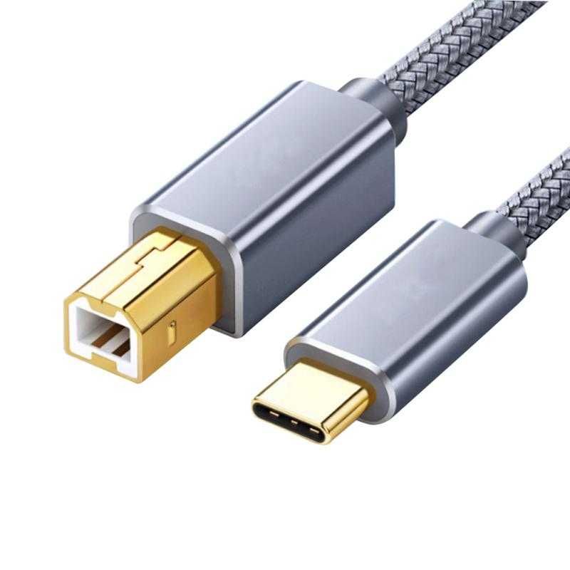 Kabel USB C do DRUKARKI USB typ C - USB B 1m QGeeM