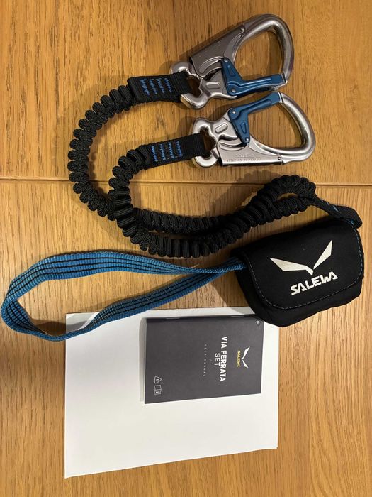 Lonża Salewa Premium Attac, via ferrata, stan bdb, gwarancja, 2025