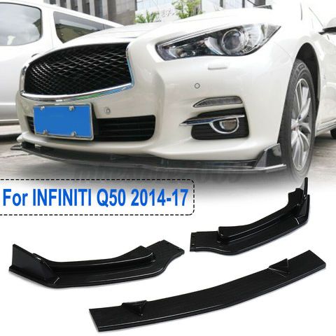 Сплиттер губа бампера Infiniti Q50 диффузор спойлер сплітер зеркала