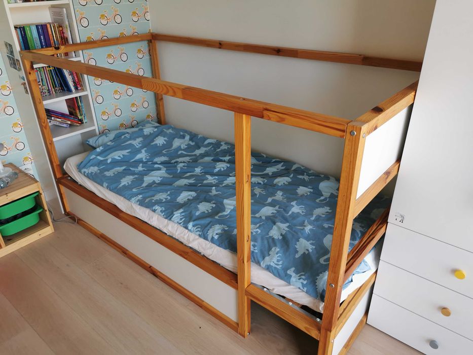 Łóżko IKEA Kura bardzo dobry stan