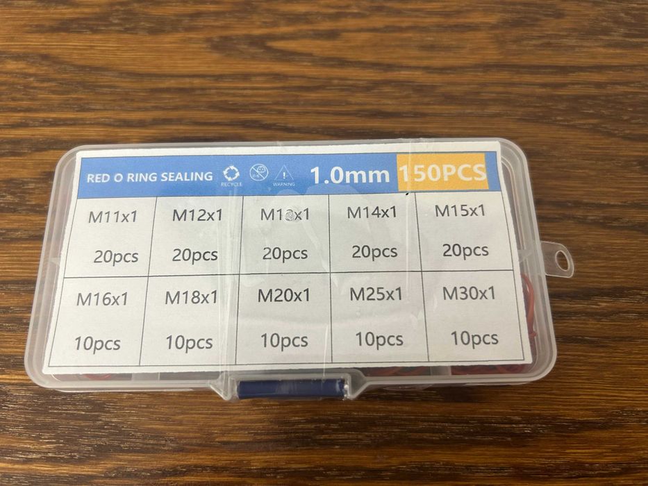 oringi uszczelniacze silikonowe klasy spożywczej pierścienie 1.0 mm