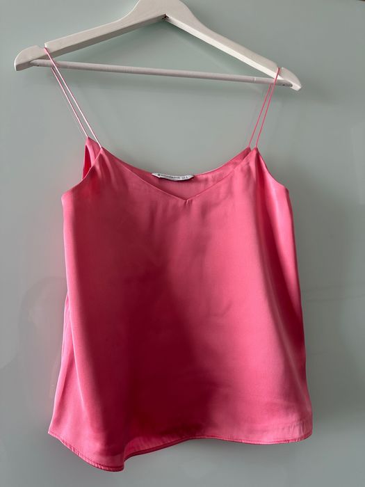 Koszulka damska Stradivarius S 36 różowa satyna