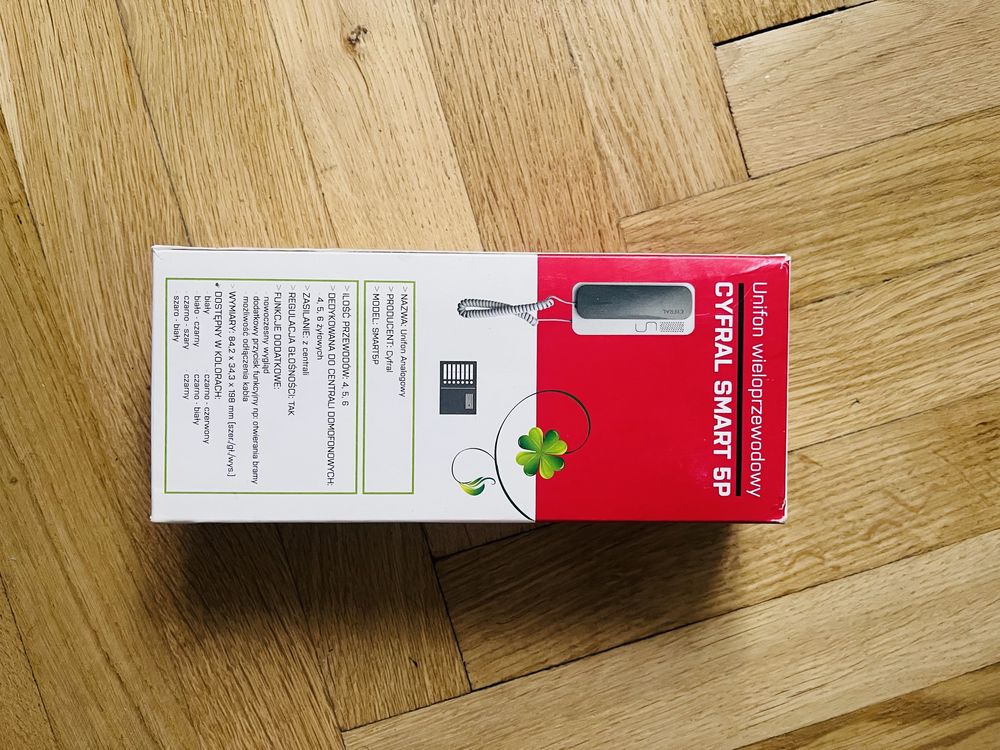 Domofon unifon wieloprzewodowy Cyfral smart 5P biały