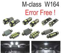 KIT COMPLETO DE 16 LAMPADAS LED INTERIOR PARA MERCEDES CLASE ML W163 98-05