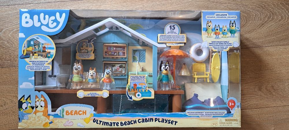 Bluey domek z basenem nowe
