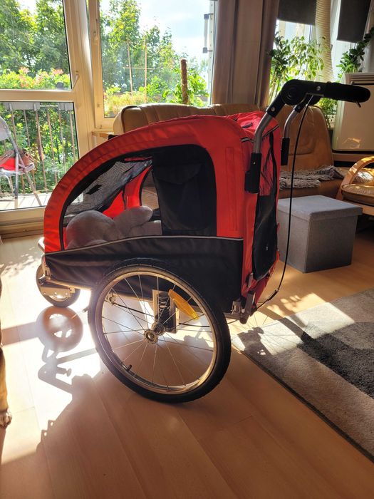 Przyczepka rowerowa dla psa lub wózek dla psa