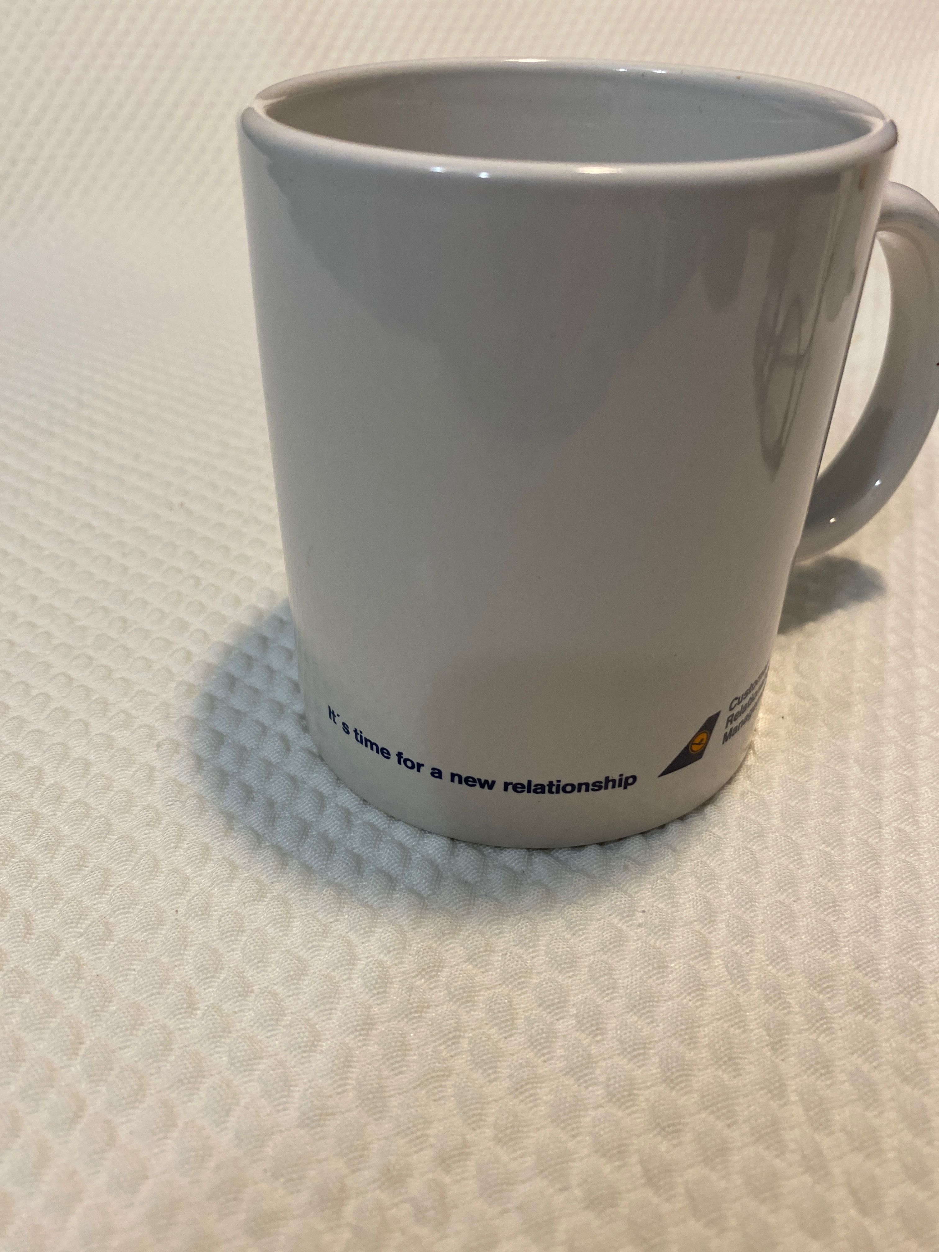 Caneca de Café Aviação - Lufthansa Customer Relationship Management