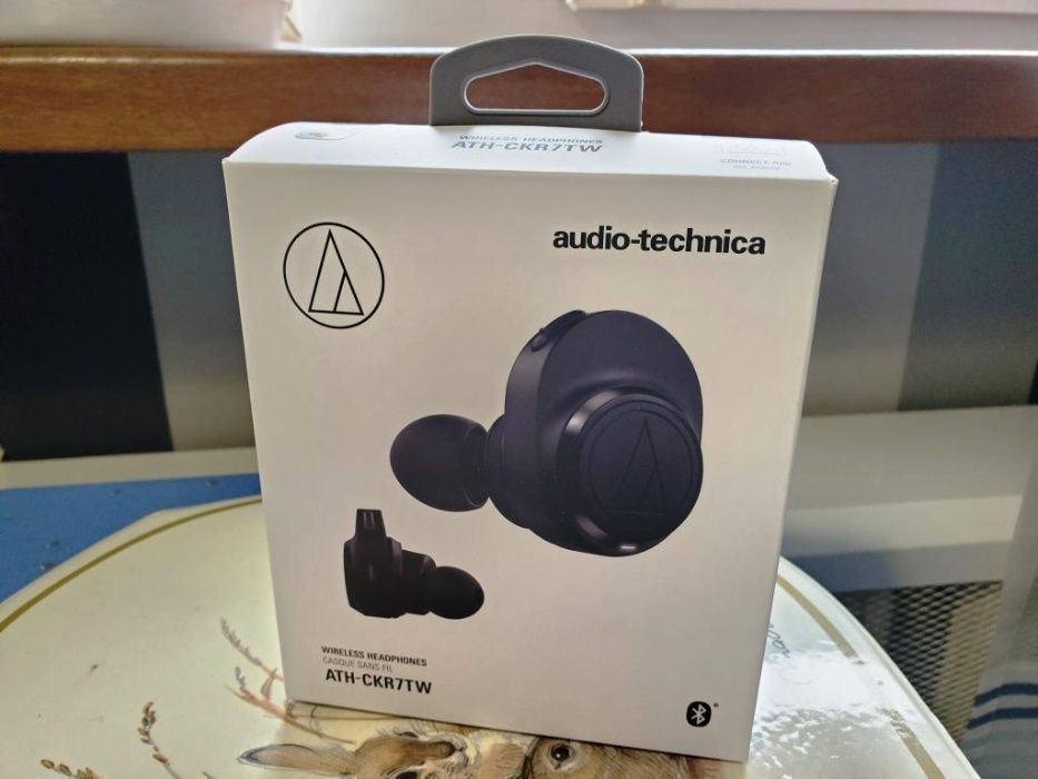 Беспроводные наушники Audio-Technica ATH-CKR7TWBK True Wireless с ЦАП