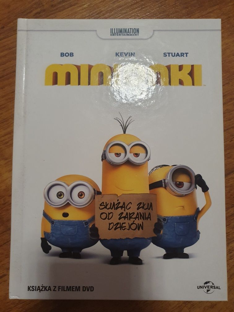 Książka z płytą DVD z filmem Minionki