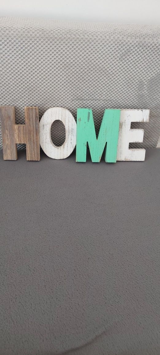 Napis Home rustykalne ozdoby