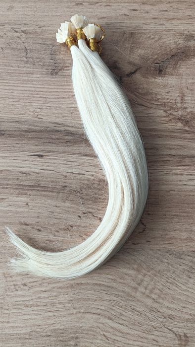 Włosy doczepianie zagęszczanie blond