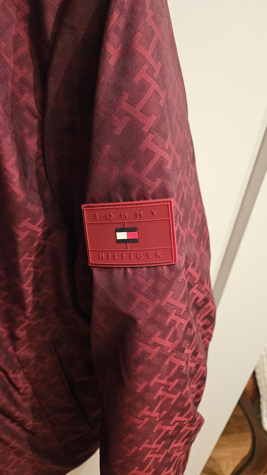 Tommy Hilfiger monogram versity bomber