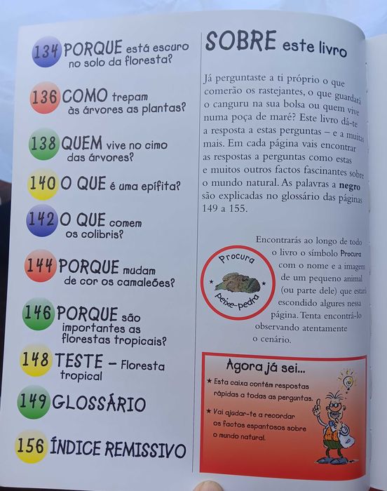 Livro O Quê? Onde? Porquê? Perguntas respostas sobre a natureza