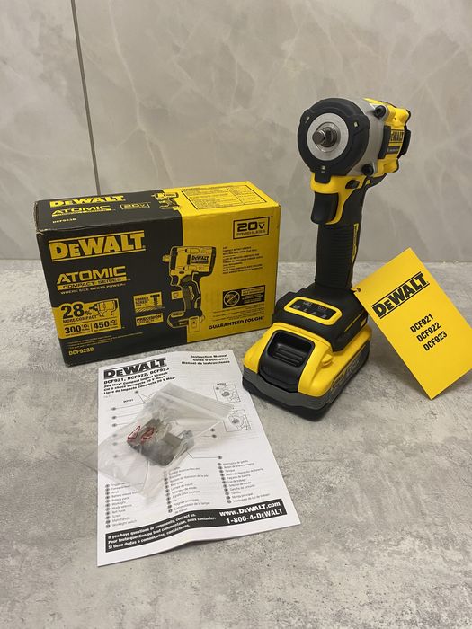 DeWALT DCF921/DCF923 3/8 20Vmax безщітковий гайковерт привезено з США