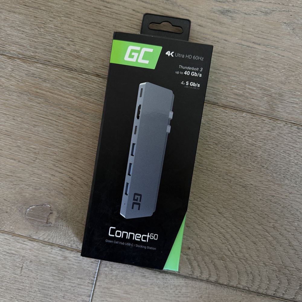 Hub/Dongle USB-C do MacBooka Pro/Air – HDMI, 3×USB, SD, 4K, PD