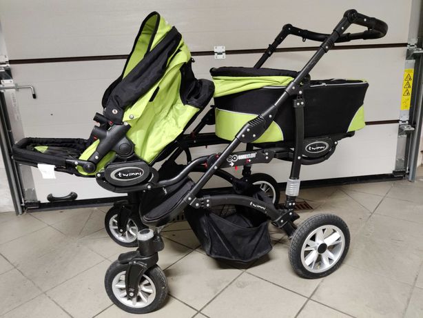 Wózek bliźniaczy Baby Active Twinni- wózek podwójny