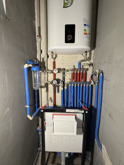 Отопление ,вода ,канализация под ключ