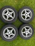 Koła felgi alu 14 cali koła 185/65 Toyota Corolla E11 4X100