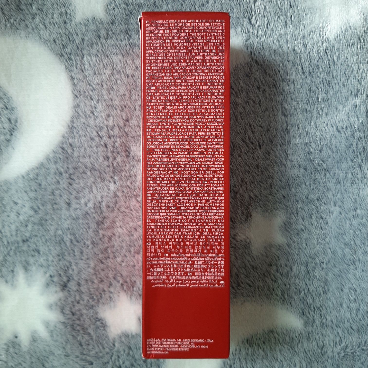 kiko milano professional face brush 02 / пензель для обличчя kiko