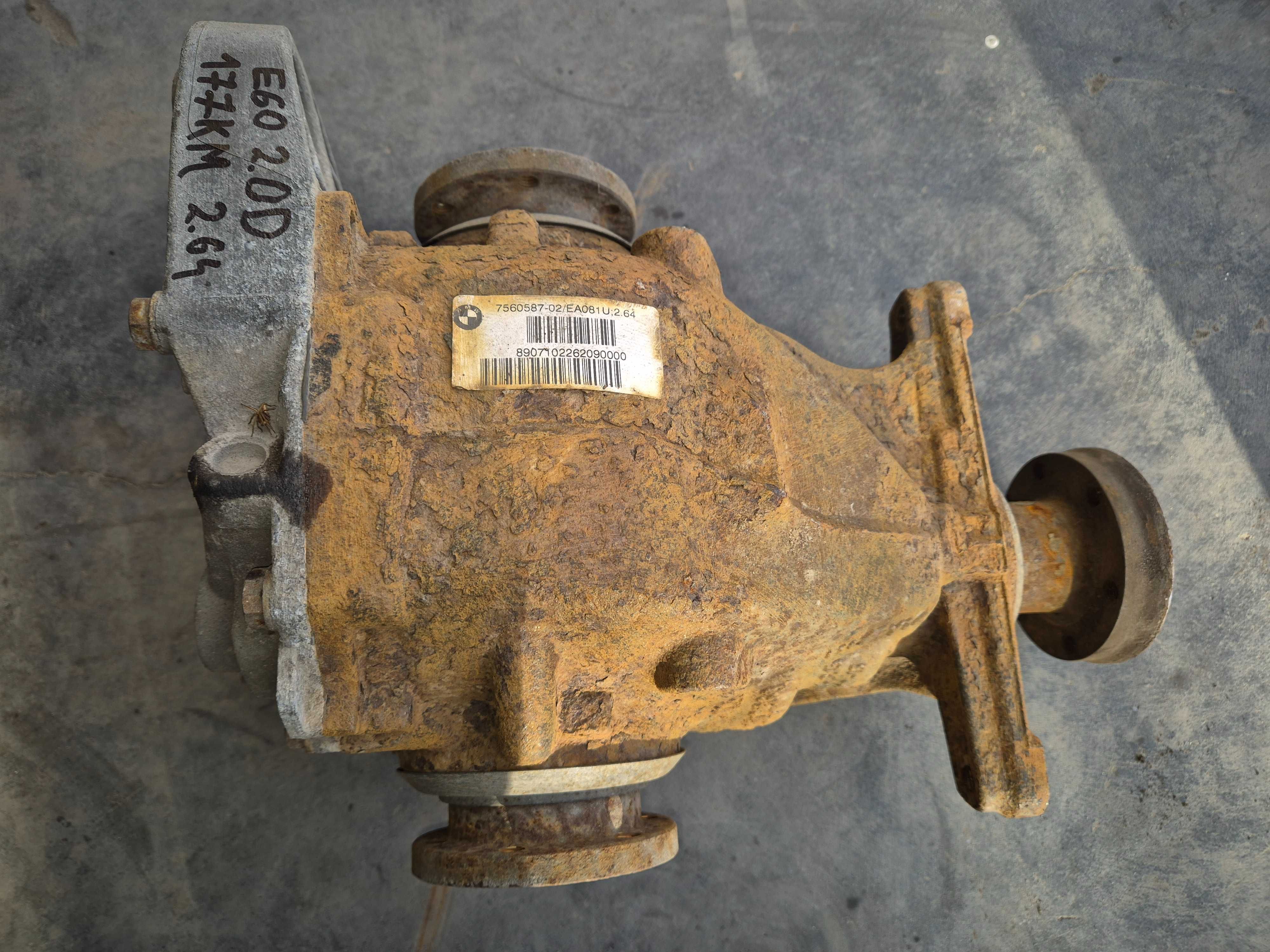 Most BMW e60 n47d20 dyfer 756 bmw 0587 przełożenie 2,64