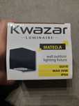 Kinkiet ogrodowy Kwazar czarny GU10 20 W