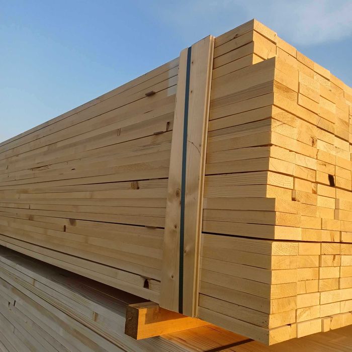 łata dachowa  pod blachę klik lub rąbek sucha strugana gr 30 mm