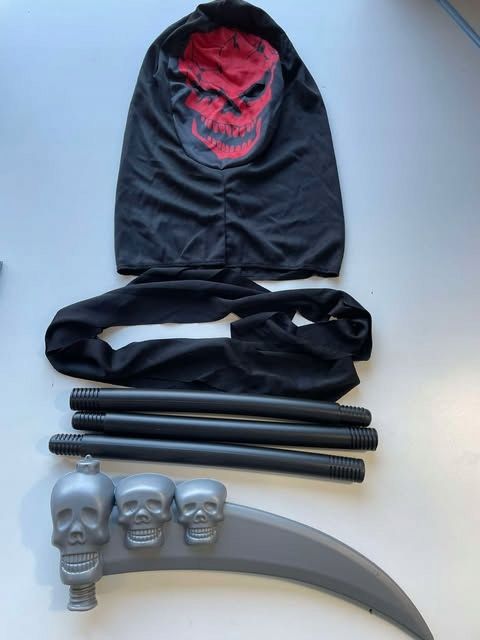 Kostium na halloween dla dorosłych ponury żniwiarz cosplay Herenear