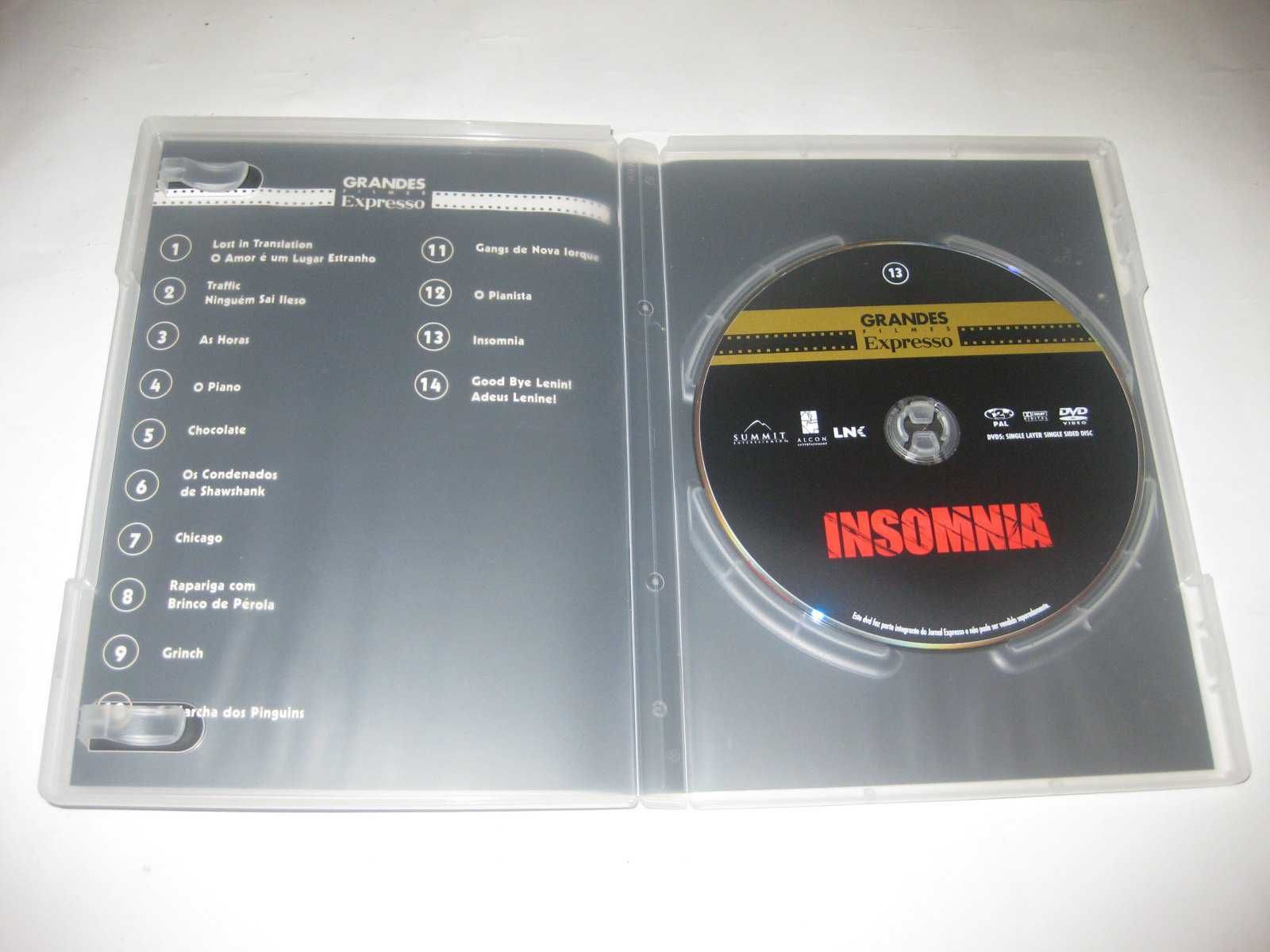 DVD "Insomnia" de Christopher Nolan