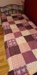 PaTcHwOrK. Duża, unikatowa, dwustronna narzuta na łóżko, patchwork.