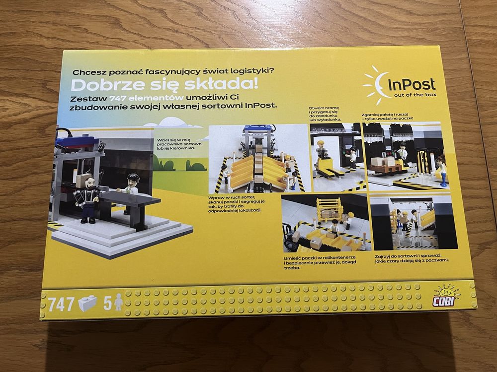 Klocki Cobi InPost Sortownia Paczkomat Lego