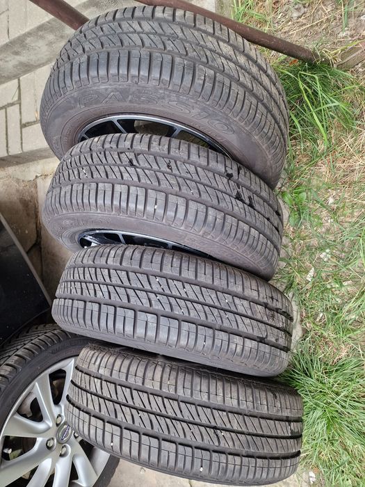 Piękne Koła 5x100 14" felgi SNP z oponami Dębica 185/60/14