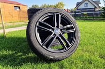 Koła zimowe 18 5X112 Skoda Karoq VW T-Roc Audi Q2 215/50R18 Barum 2024