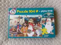 Puzzle Byli sobie podróżnicy + płyta DVD