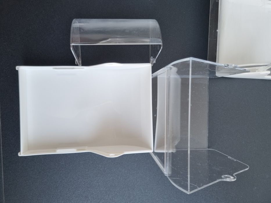 12 x Pojemnik ekspozycyjny z pokrywą 230x145x150 mm, biały | APS, 1188