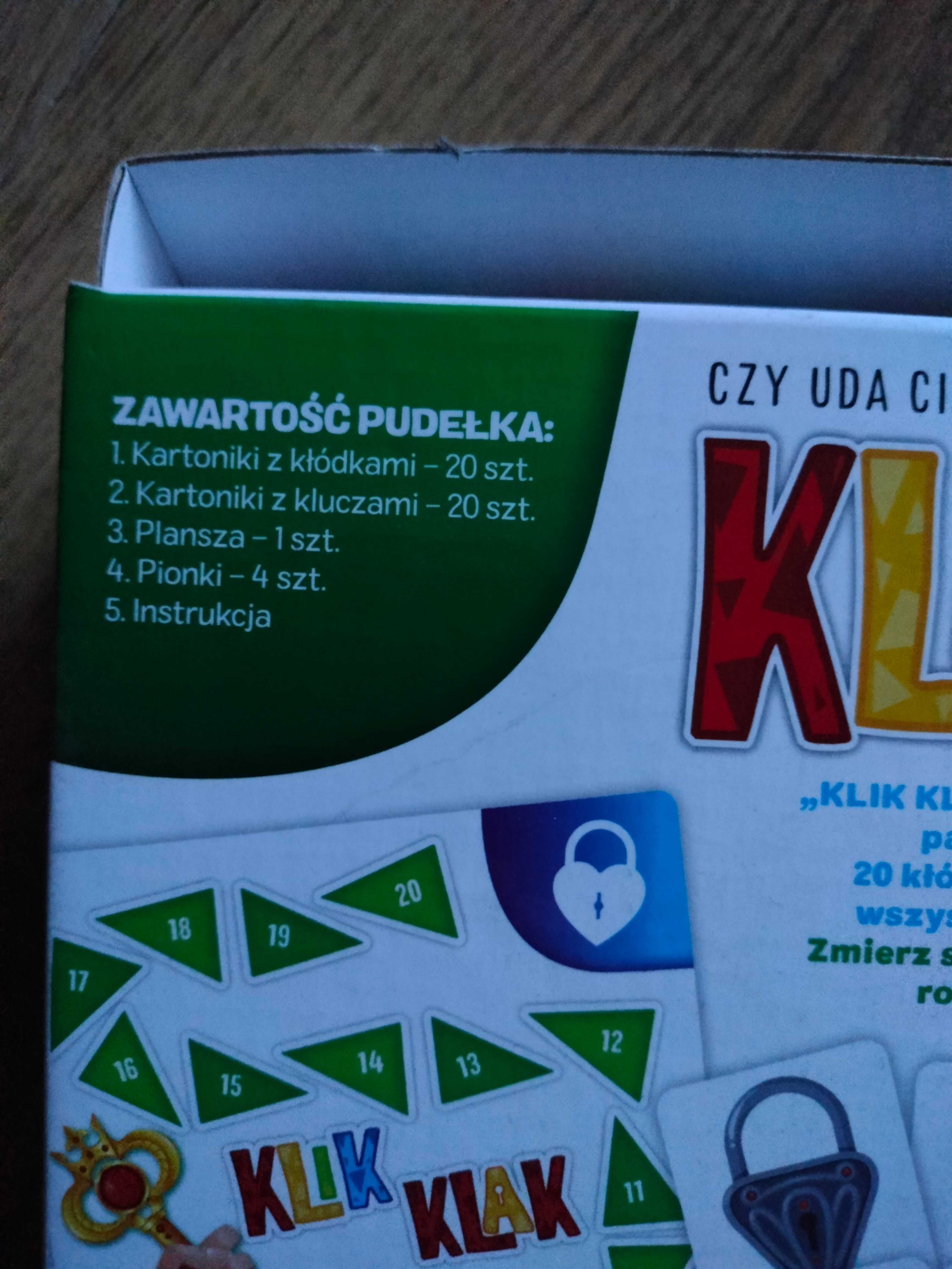 Gra planszowa dla bystrzaków Klik Klak 4+ Multigra