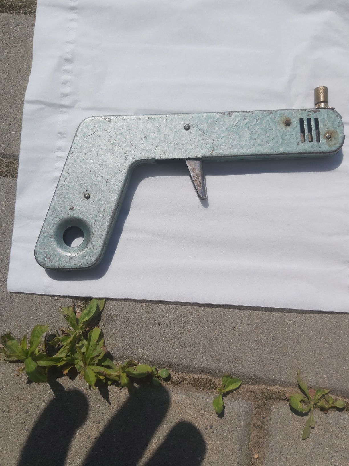 Pistolet zapalniczka piezoelektryczna iskrownik do gazu prl zabytek