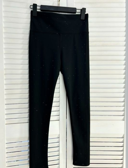 Лосіни жіночі в стразах чорні