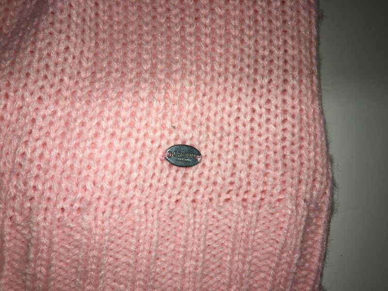 sweter neonowy różowy rozm S