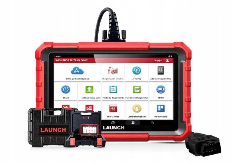 Tester Diagnostyczny samochodowy LAUNCH X431 PROS ELITE Polski FV23%