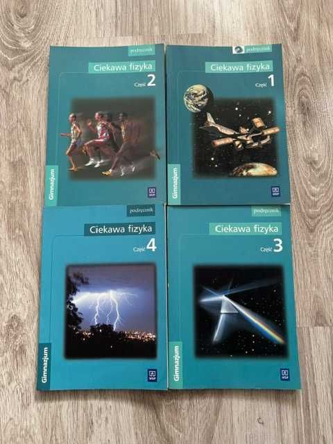 Komplet podręczników "Ciekawa fizyka" – 4 części