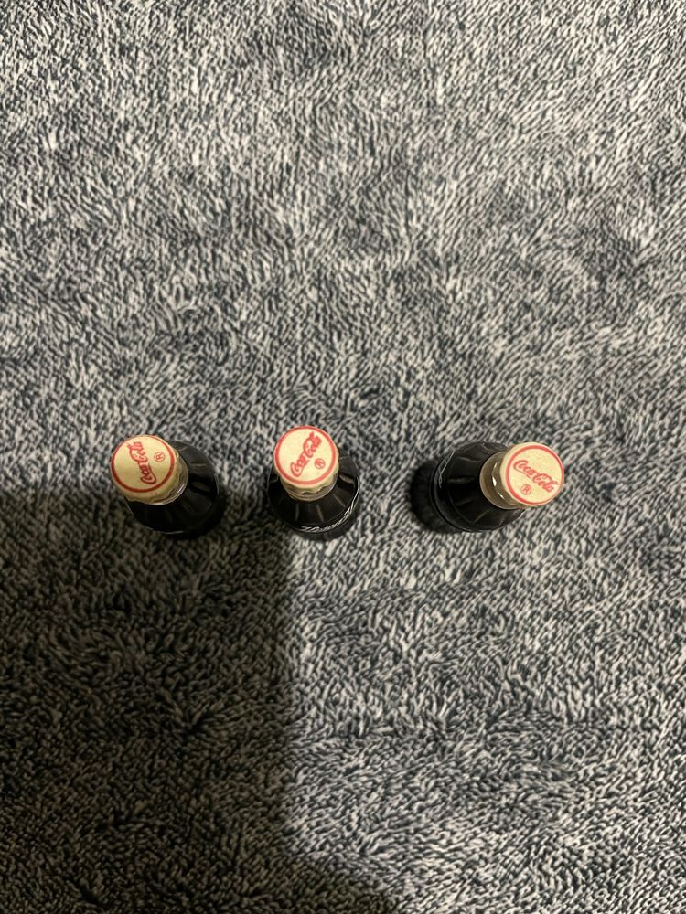 Garafas miniatura da Coca Cola