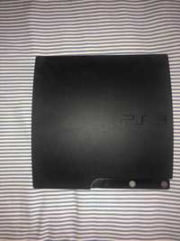 Playstation 3 (Ps3) com comando e jogos