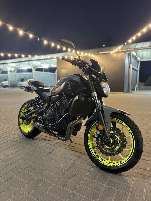 Продам Yamaha MT 07 2017года