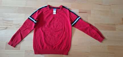 Sweter spidermen 128,sweter chlopiec 128 ca