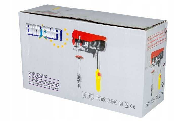 Wciągarka wyciągarka elektryczna linowa 2000W 600kg HJ206