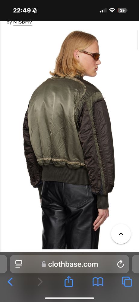 бомбер MISBHV Alpha Industries&keinemusic