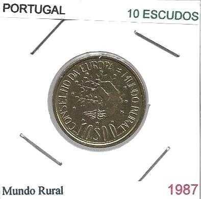 Mundo Rural - - - 10$00 - 1987 - - - - - Moeda
